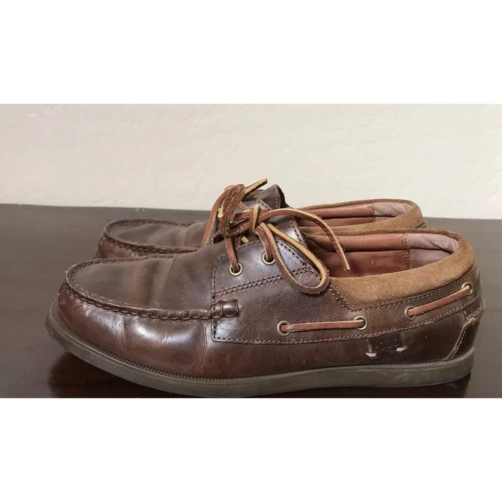Ralph Lauren Polo Sport Mens Casual Boat Deck Shoes 8.5D
